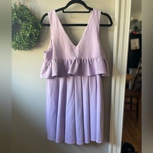 ASOS Lavender Ruffle Dress